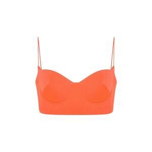 Alex Perry Hart Satin Bustier Sleeveless Top - AU 6